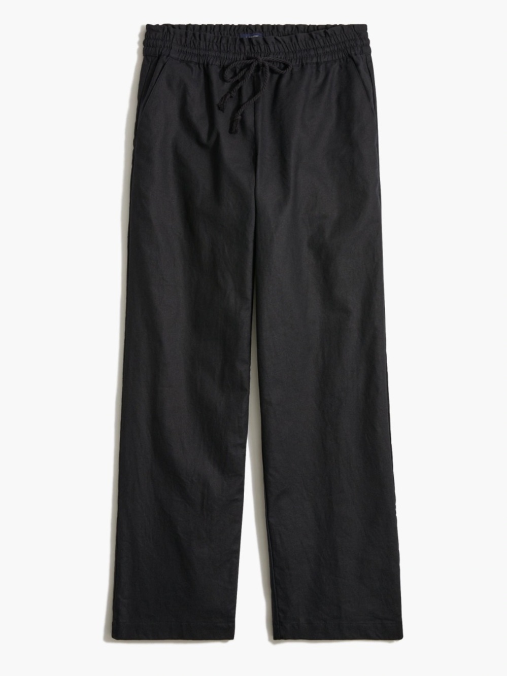 J. Crew Linen-Cotton Blend Wide-Leg Paper-Bag Pants size M BG359
